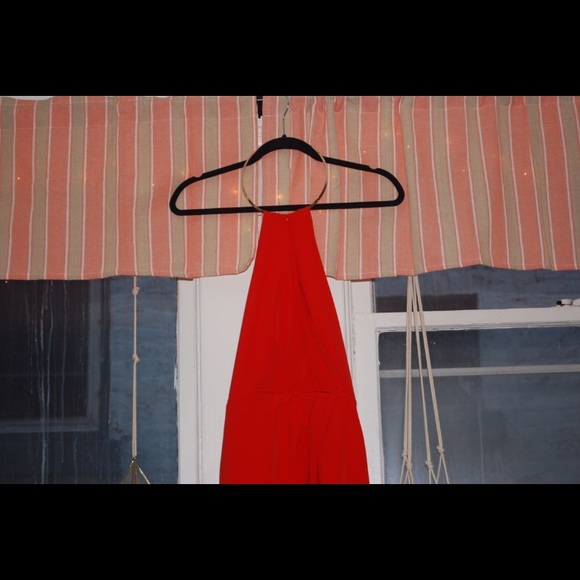 JS Collection Red Floor Length Gown - Picture 3 of 6